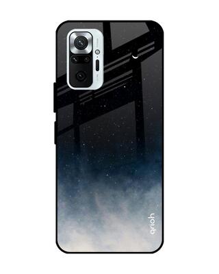 Shop Qrioh Black Aura Glass Case for Xiaomi Redmi Note 10 Pro Max-Front