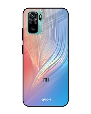 Shop Qrioh Mystic Aurora Glass Case for Xiaomi Redmi Note 10S-Front