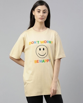 Shop Quarantine beige Graphic Print T-Shirt-Front