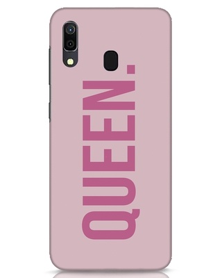 Shop Queen Pink Samsung Galaxy A30 Mobile Covers-Front