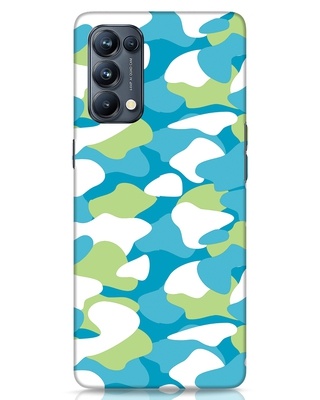 Shop Quirky Camou Oppo Reno 5 Pro Mobile Cover-Front