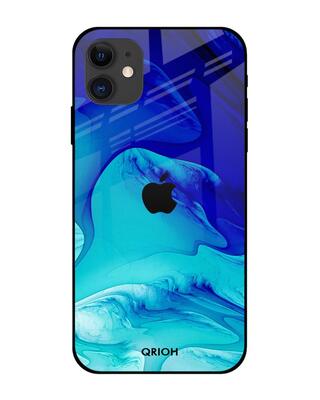Shop Qrioh iPhone 12 mini Raging Tides Glass Case-Front