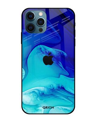 Shop Qrioh iPhone 12 Pro Max Raging Tides Glass Case-Front