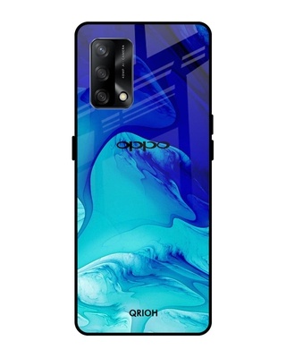 Shop Raging Tides Printed Premium Glass Cover for Oppo F19 (Shock Proof, Lightweight)-Front