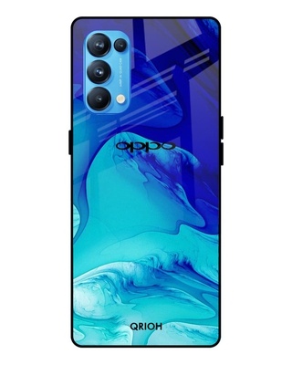 Shop Raging Tides Printed Premium Glass Cover for Oppo Reno 5 Pro (Shock Proof, Lightweight)-Front
