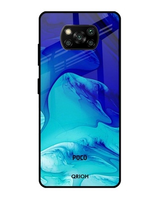 Shop Raging Tides Printed Premium Glass Cover for Poco X3 Pro (Shock Proof, Lightweight)-Front