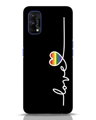 Shop Rainbow Love Realme 7 Pro Mobile Covers-Front