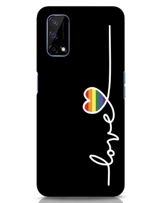 Shop Rainbow Love Realme Narzo 30 Pro Mobile Covers-Front