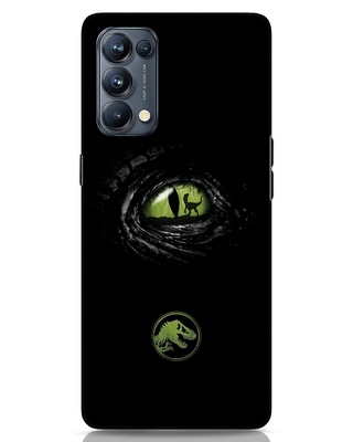 Shop Raptor Eye Designer Hard Cover for Oppo Reno 5 Pro-Front