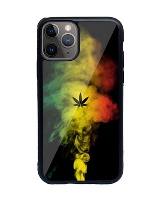Shop Rasta Premium Glass Cover for iPhone 11 Pro-Front