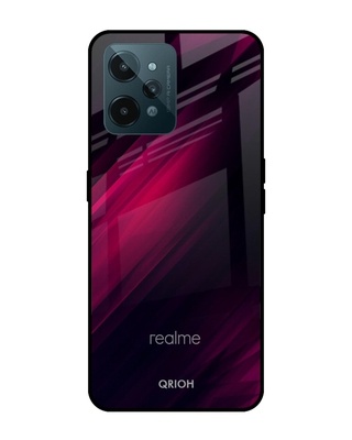Shop Razor Black Printed Premium Glass Cover for Realme C31 (Shockproof, Light Weight)-Front