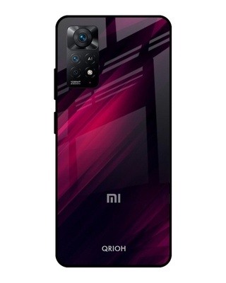 Shop Razor Black Printed Premium Glass Cover for Redmi Note 11 Pro 5G (Shockproof, Light Weight)-Front
