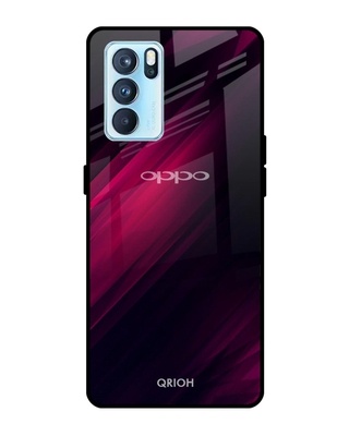 Shop Razor Printed Premium Glass Cover for Oppo Reno 6 5G (Shock Proof, Lightweight)-Front