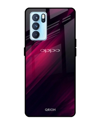 Shop Razor Printed Premium Glass Cover for Oppo Reno 6 Pro (Shock Proof, Lightweight)-Front