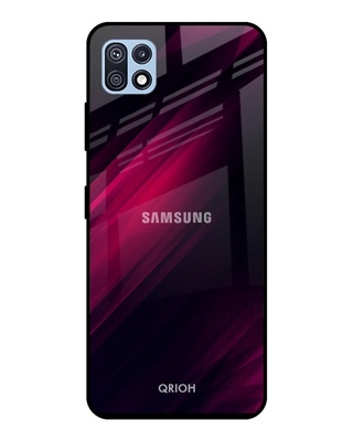 Shop Razor Printed Premium Glass Cover for Samsung Galaxy F42 5G (Shock Proof, Light Weight)-Front