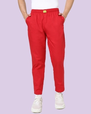 Shop Red Passion Plain Pyjama-Front