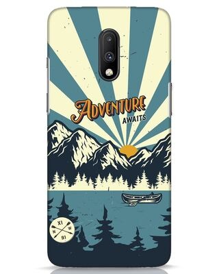 Shop Retro Adventure OnePlus 7 Mobile Cover-Front