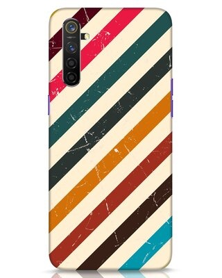 Shop Retro Stripes Realme 6 Mobile Cover-Front