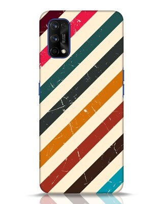 Shop Retro Stripes Realme 7 pro Mobile Cover-Front