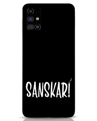 Shop Sanskari Samsung Galaxy M31s Mobile Cover-Front