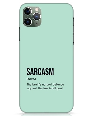 Shop Sarcasm Designer Hard Cover for iPhone 11 Pro Max-Front