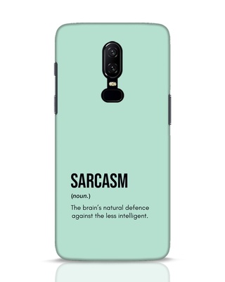 Shop Sarcasm Designer Hard Cover for OnePlus 6-Front
