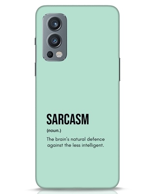 Shop Sarcasm Designer Hard Cover for OnePlus Nord 2-Front