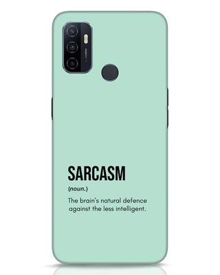 Shop Sarcasm Designer Hard Cover for Oppo A53-Front