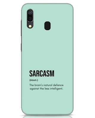 Shop Sarcasm Designer Hard Cover for Samsung Galaxy A30-Front