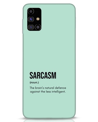 Shop Sarcasm Designer Hard Cover for Samsung Galaxy M31s-Front