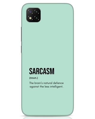 Shop Sarcasm Designer Hard Cover for Xiaomi Poco C3-Front