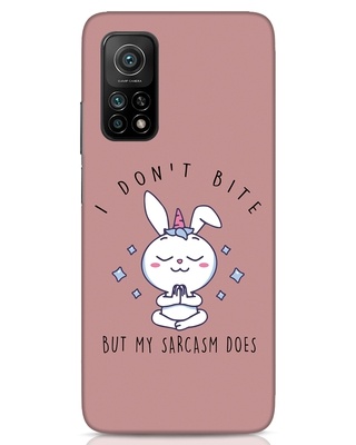 Shop Sarcastic Bunny Designer Hard Cover for Xiaomi Mi 10T-Front