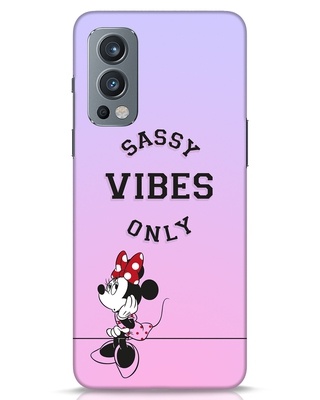 Shop Sassy Minnie Designer Hard Cover for OnePlus Nord 2-Front
