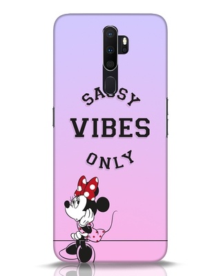 Shop Sassy Minnie Designer Hard Cover for Oppo A5 2020-Front