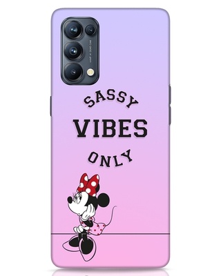 Shop Sassy Minnie Designer Hard Cover for Oppo Reno 5 Pro-Front