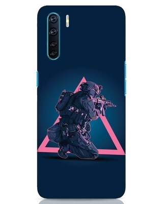 Shop Shooting Gamer Oppo F15 Mobile Cover-Front