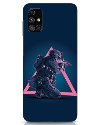 Shop Shooting Gamer Samsung Galaxy M51 Mobile Cover-Front