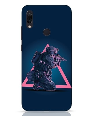 Shop Shooting Gamer Xiaomi Redmi Note 7 Pro Mobile Cover-Front