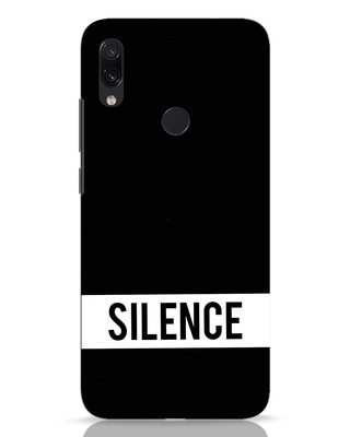 Shop Silence Xiaomi Redmi Note 7 Pro Mobile Cover-Front