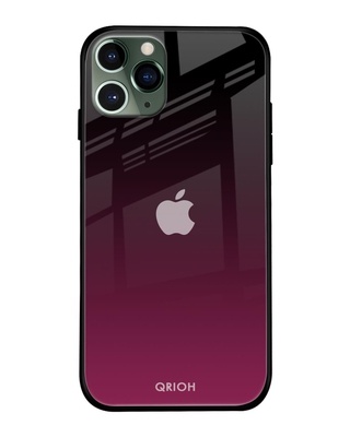 Shop Silicon Glass Cover For iPhone 11 Pro (Light Weight, Impact Resistant)-Front