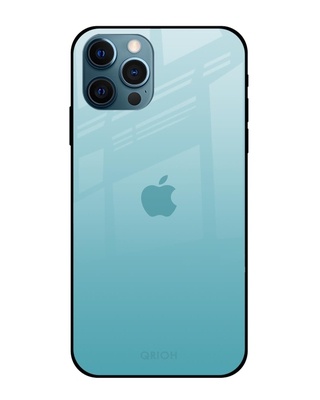 Shop Silicon Glass Cover For iPhone 12 Pro Max (Light Weight, Impact Resistant)-Front