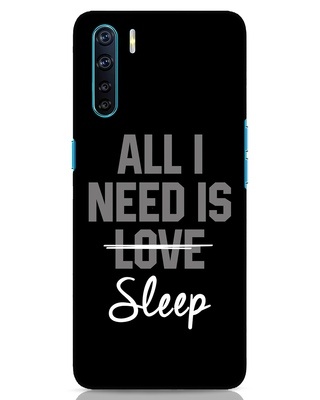 Shop Sleep Oppo F15 Mobile Covers-Front