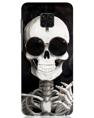 Shop Smoking Skull Xiaomi Poco M2 pro Mobile Cover-Front