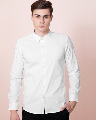 Shop Snitch Glimmer Plus Size White Shirt-Front