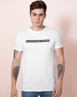 Shop Snitch Next Mood White T-Shirt-Front