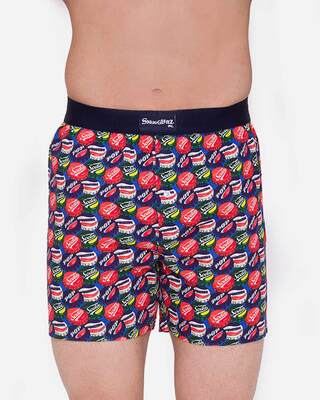 Shop Smugglerz Sodapop-Men-Boxer-Red-Front