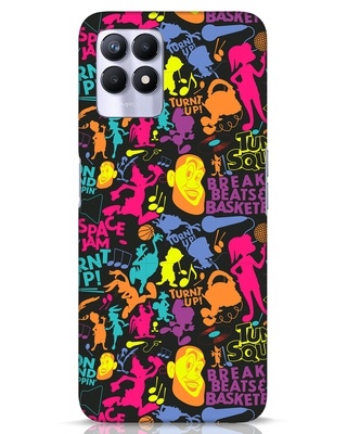 Shop Space Jam Designer Hard Cover for Realme 8i-Front