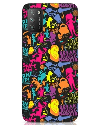 Shop Space Jam Designer Hard Cover for Xiaomi Poco M3-Front