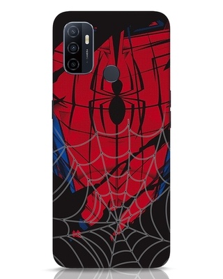 Shop Spider Stick Designer Hard Cover for Oppo A53-Front