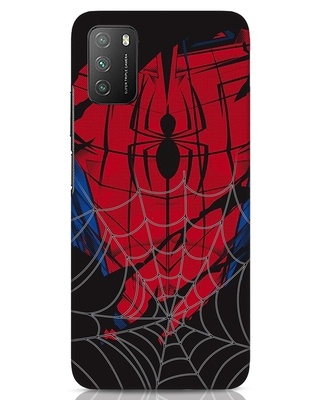 Shop Spider Stick Designer Hard Cover for Xiaomi Poco M3-Front